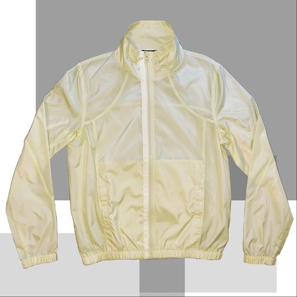 Neon Yellow Mesh Sport Jacket (S) - Picture 1 of 4